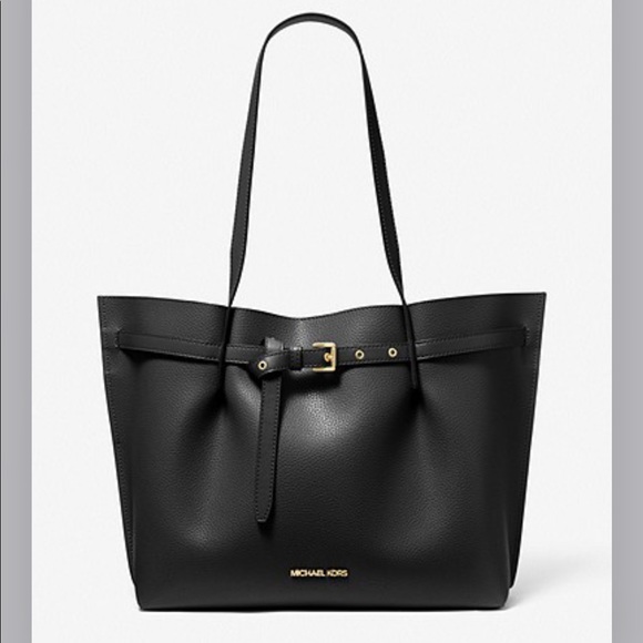 MICHAEL KORS
Emilia Large Pebbled Leather Tote Bag Black color - Picture 7 of 10